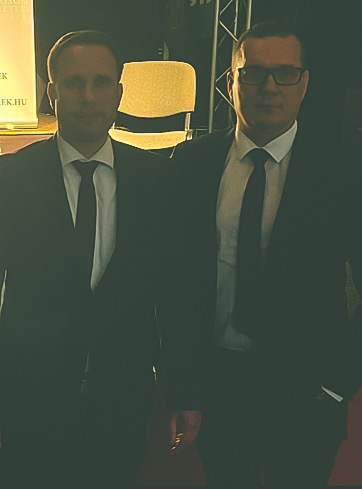 Dömötör Csaba parlamenti államtitkár, miniszterhelyettes és Fülöp Henrik Dömötör Csaba parlamenti államtitkár, miniszterhelyettes és Fülöp Henrik